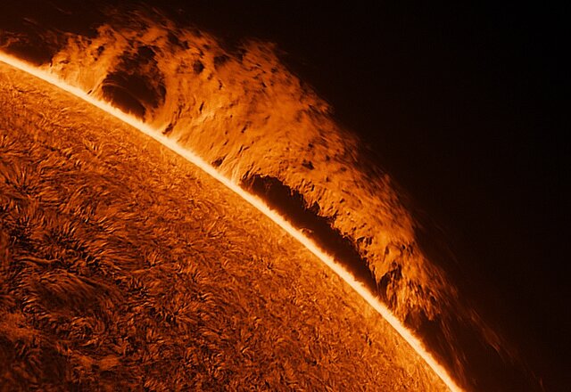 ثبت تصاویری زیبا از خورشید