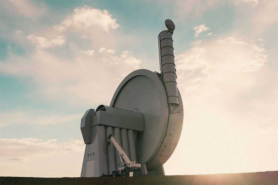 پرتاب ماهواره با منجنیق