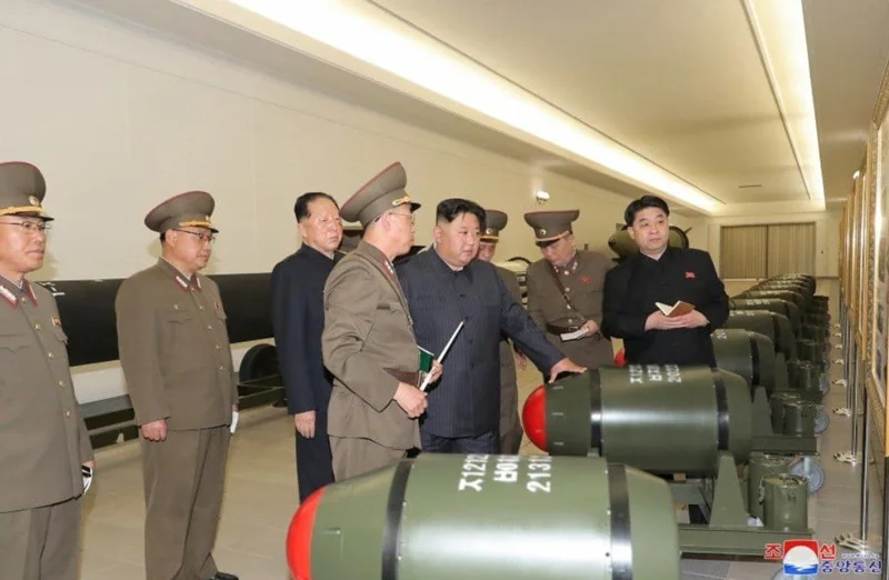 🔷 کره شمالی از کلاهک هسته ای تاکتیکی جدیدی پرده برداشت