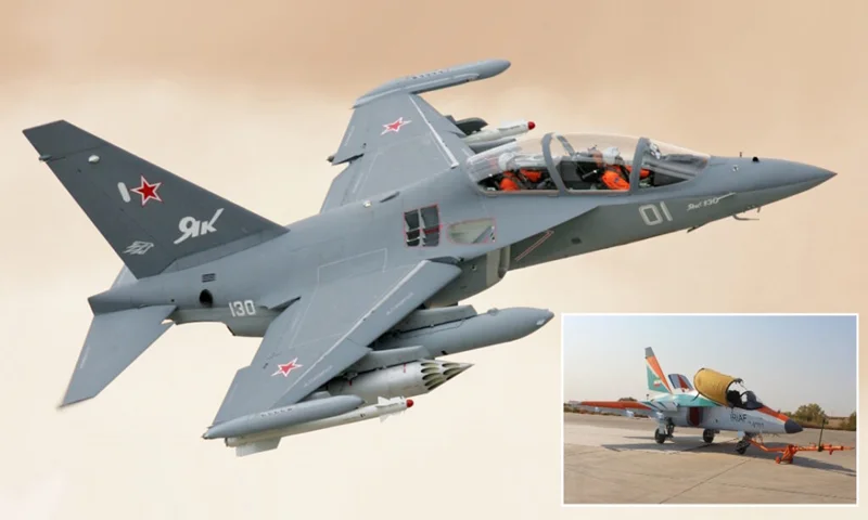 جت جنگنده آموزشی رزمی یاک ۱۳۰ ساخت روسیه به ارتش ایران پیوست