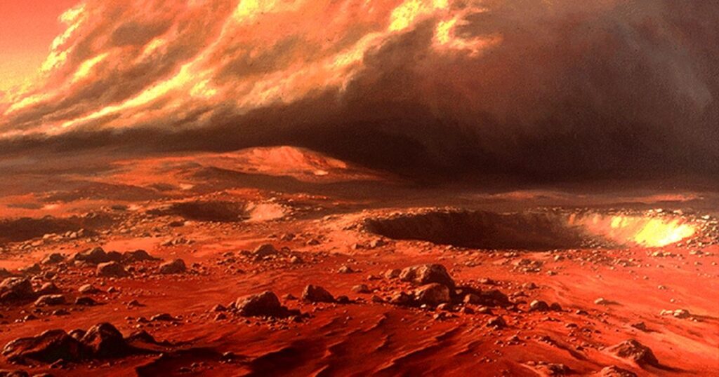 مریخ‌نورد استقامت برای اولین بار یک ابر گرد و غبار مریخی را ثبت کرد [تماشا کنید]