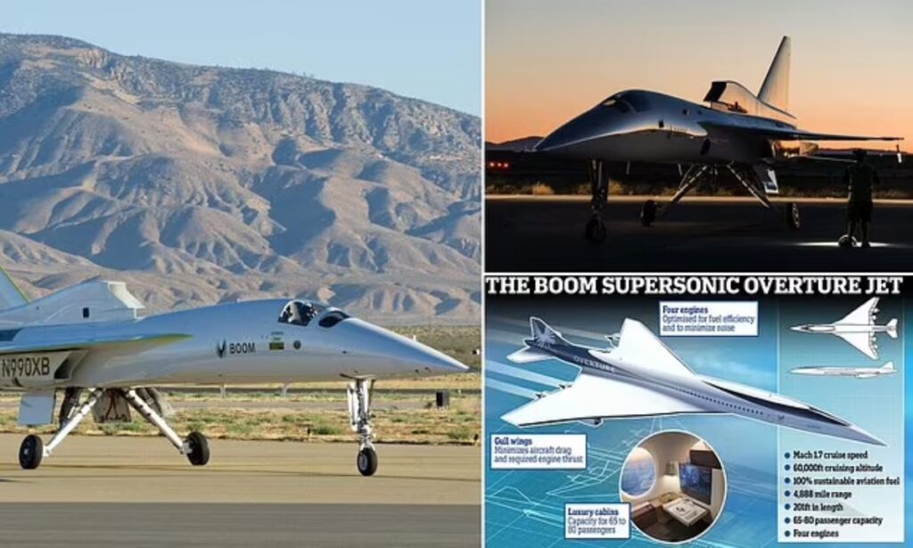 سریعترین هواپیمای مسافربری جهان به نام «پسر کنکورد» با سرعت ۲,۰۰۰ کیلومتر در ساعت