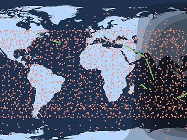 نمایی جذاب از گردش ماهواره های استارلینک به دور زمین و هراس از تعداد زیاد آن ها