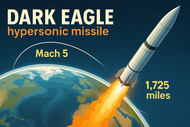 Dark Eagle؛ جدیدترین موشک هایپرسونیک ایالات متحده با سرعت بیش از ۵ ماخ