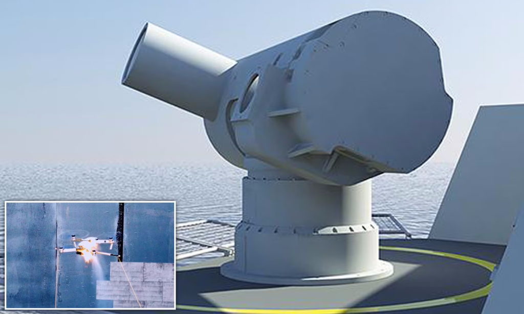 DragonFire؛ توپ لیزری ۱۰۰ میلیون پوندی بریتانیا به سبک «جنگ ستارگان» تست شد